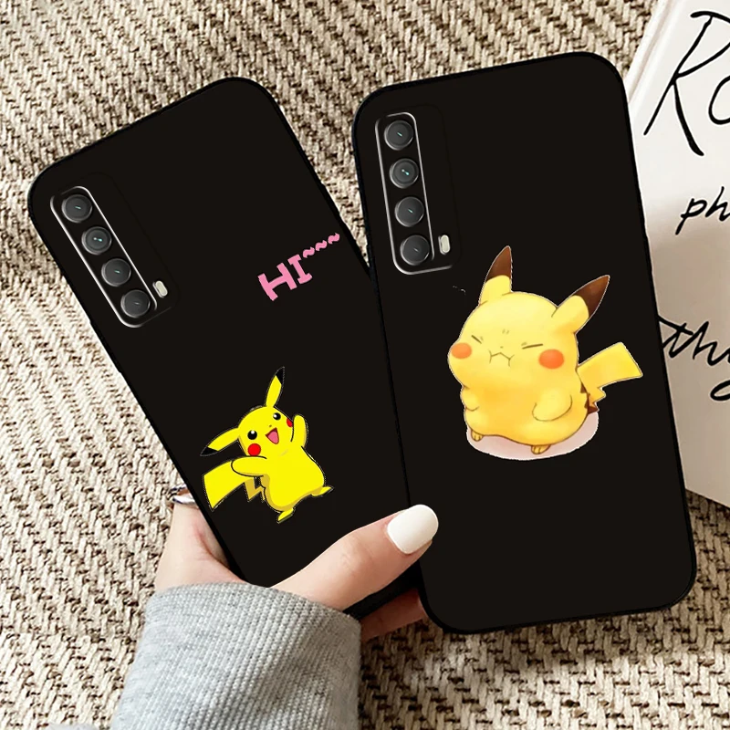 

Pokémon Pikachu Phone Case For Huawei P40 P30 P20 P10 Lite Honor 9 10 20 Pro 7X 8X 9X Prime P Smart Z 2021 Silicone Cover Back