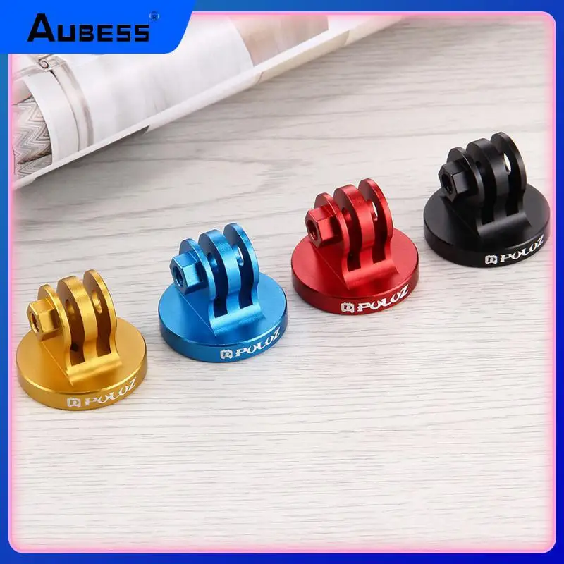 

For Gopro Hero 9 8 7 6 5 4 Tripod Mount Base Cnc Adapter 1/4 Thread Adapter Tripod Adapter Camera Tripod Monopod Mount Adapter