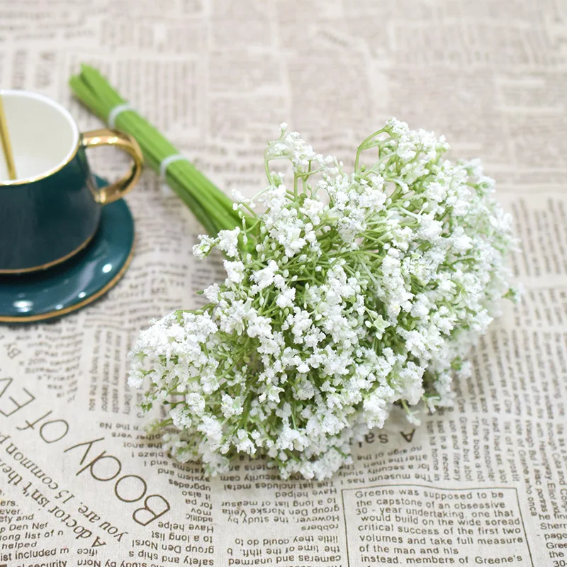 

Simulation Of Gypsophila Plastic Flower Plant Home Hotel Christmas Decoration Wedding Bouquet Holding Flowers Gypsophila