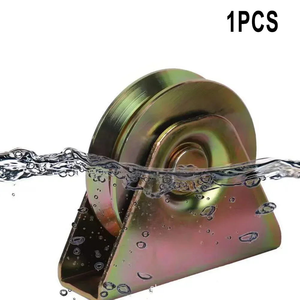 V-Groove гусеничное колесо 40/50 мм стальные сверхпрочные скользящие ворота ролик с