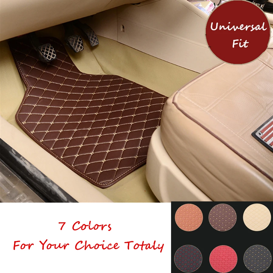 

SJ Universal car floor mats leather for Audi Q2L Q3 Q5 Q7 A1 A3 A4 A5 A6 A7 A8 S1 S3 S4 S5 All Years