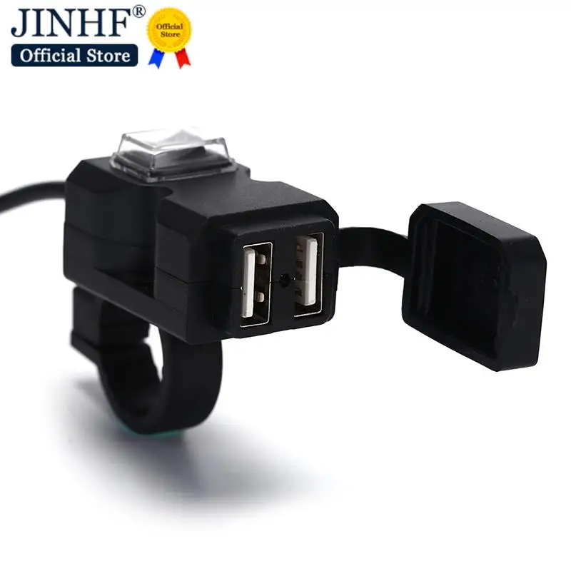 

Зарядное устройство для мотоцикла с двумя USB-портами, 12 В