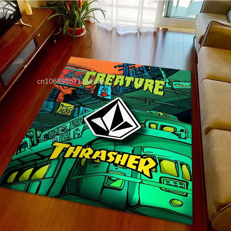 V-VOLCOM ковер с принтом логотипа удобный мягкий для спальни Придверный коврик декор