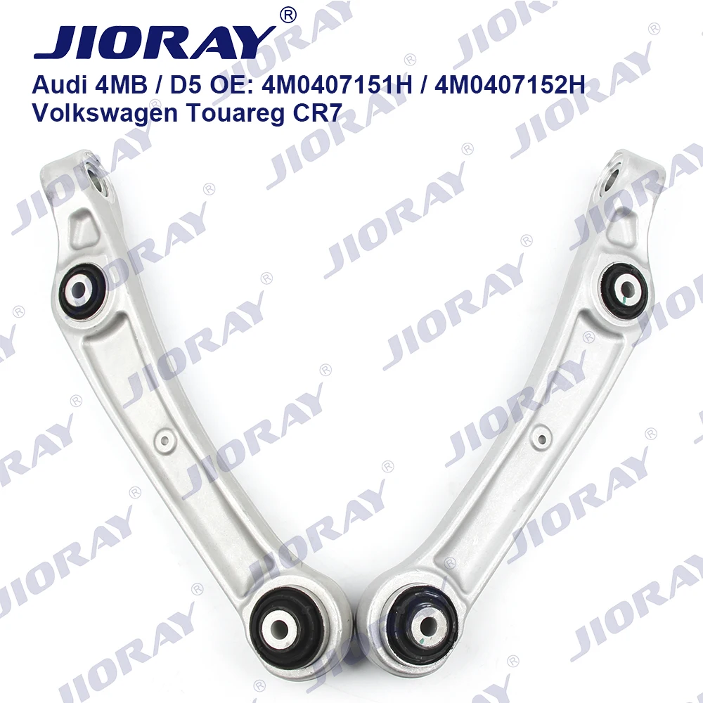 

JIORAY Pair Lower Upper Suspension Straight Control Arm For Audi Q7 4MB Q8 4MN A8 D5 Touareg CR7 4M0407151H 4M0407152H