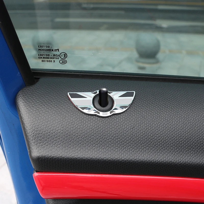 2 шт. Автомобильный Дверной замок шпилька крышка для Mini Cooper R55 R56 F55 F56 F54 чехол