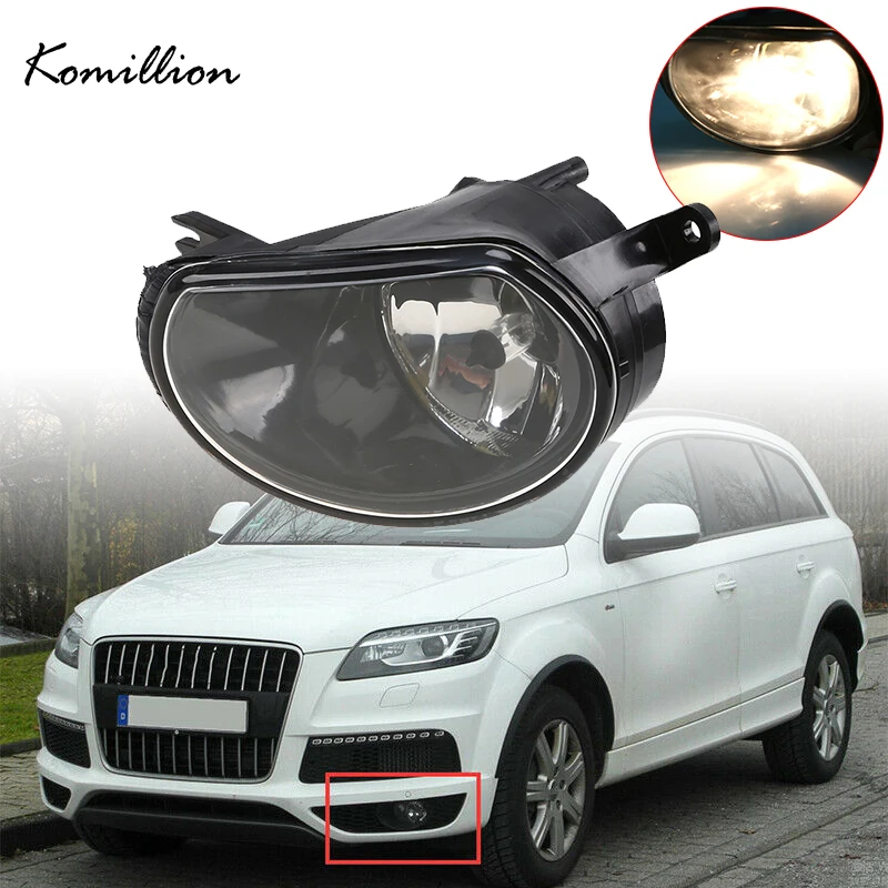 

Передние противотуманные фары автомобиля, ходовые огни в сборе с галогенной лампой H11 для Audi Q7 2010 2011 2012 2013 2014 2015 2016 Facelift