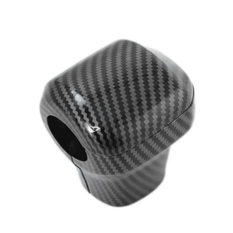 

Carbon Fiber Gear Head Knob Shift Cover Trim Gear Shift Knob Shifter Lever Cover Decoration For Toyota Sienna 2021 2022