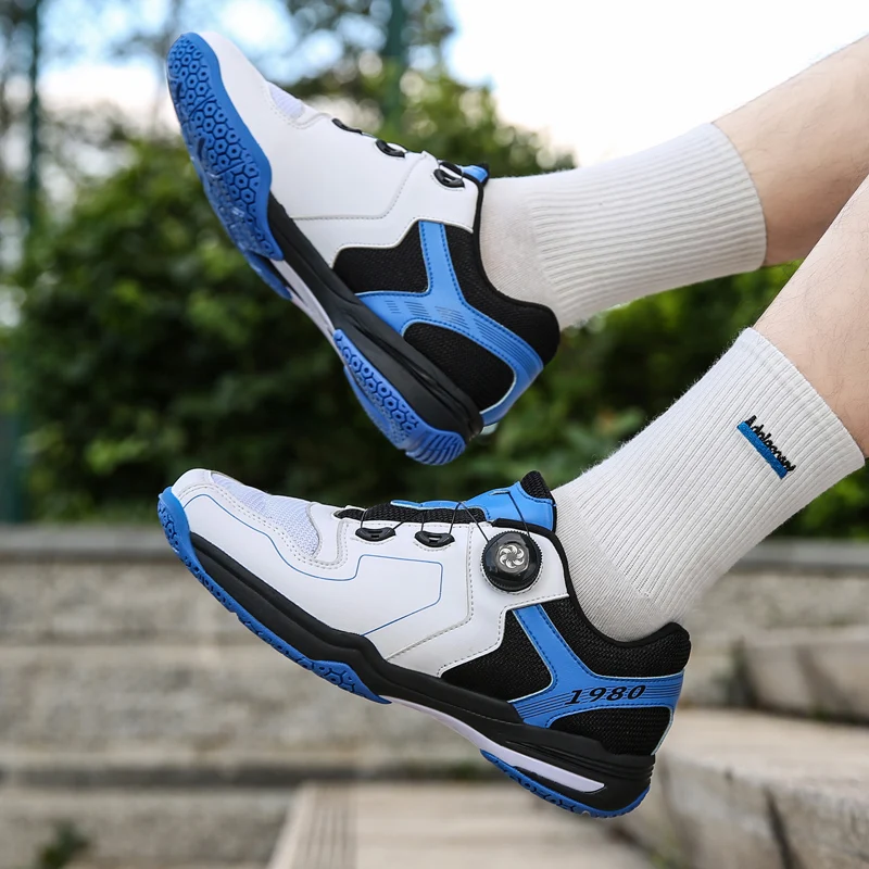 36-47 New Breathable Badminton Shoes Men Women Light Tennis Shoes Ladies Badminton Footwears Volleyball Shoes Plus Size