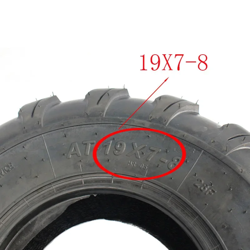 8-дюймовые 19x7-8 вакуумные шины подходят для 4-колесных транспортных мотоциклов 50