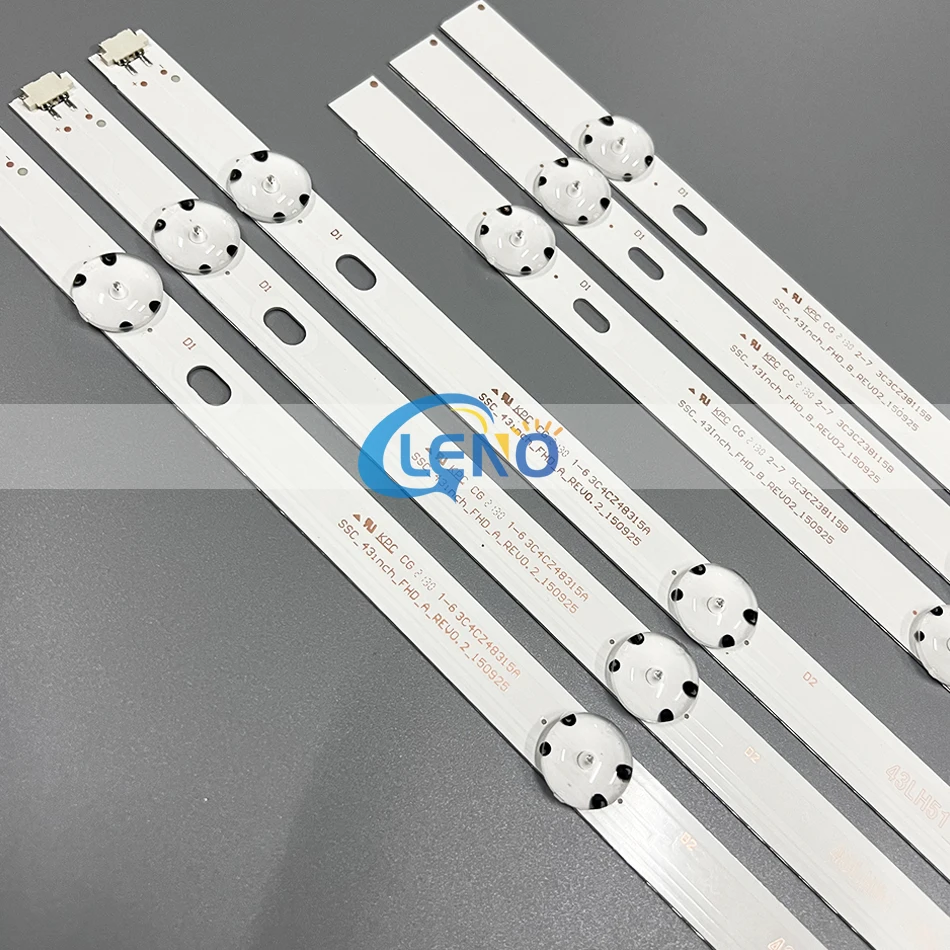 Светодиодная лента для подсветки LG 43LH5100 43LH615V 43LH7500 43LH604V 43LH570V 43LH590V 43LH510V 43LH5700 43LW540S