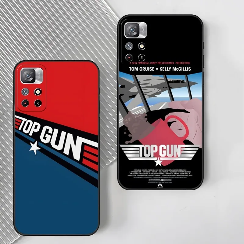 

Hot Movie Top Gun Maverick Phone Case For Redmi Poco X3 NFC PRO Note 11 S 5G 10 9 Plus 8 7 A C T 4G 10s Mobile Phone Cases