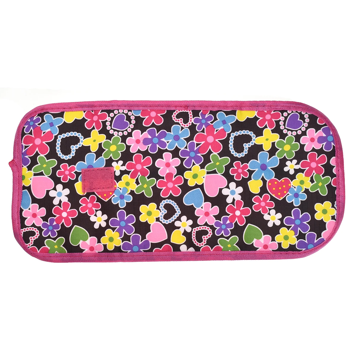 

Portable nylon knitting tool storage kit for crochet hooks, needle scissors, ruler, sewing bag. Without hook and accessories