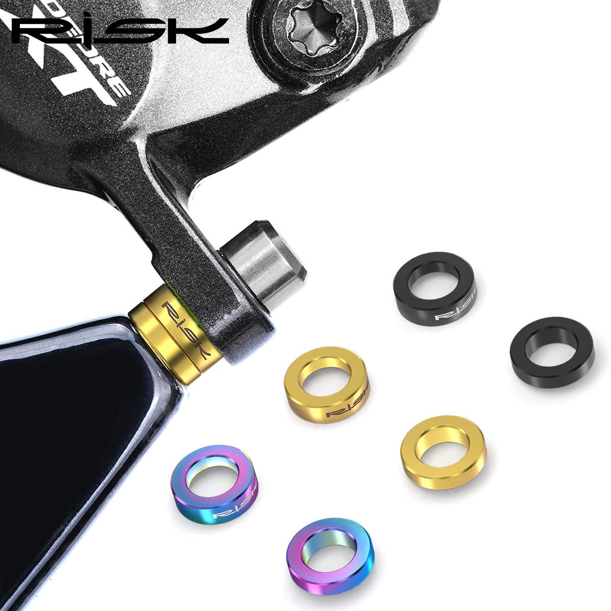 Вогнутая и выпуклая шайба из титанового сплава для горного велосипеда M6