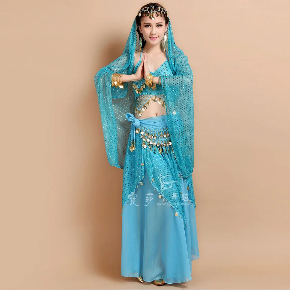 

5pcs/Set 2021 New Arrival Sexy Oriental Belly Dance Suits for Women Dancing Practising bellydance Costumes Design for Women