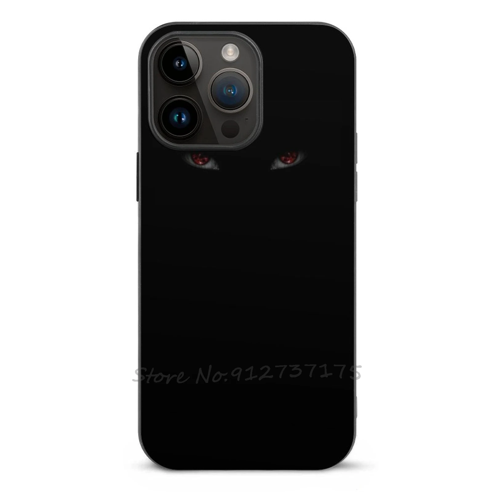 Чехол с красными глазами в темноте для Apple Iphone 14 13 12 Mini 11 Pro Max Xr 8 7 Plus черный чехол