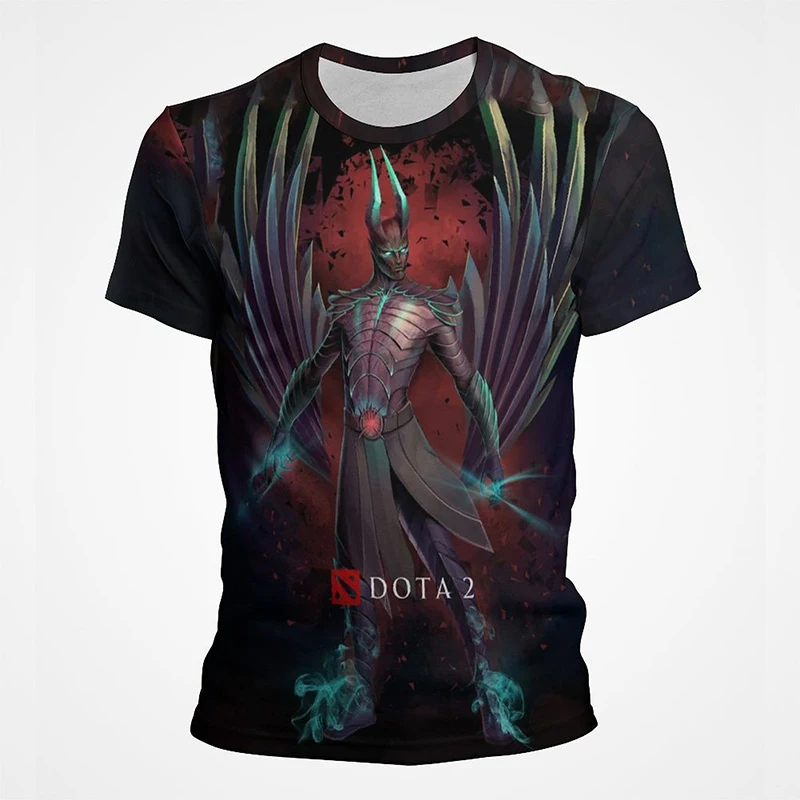 

2022 Summer New Dota 2 3D Print T-shirt Men Women Children Fashion Casual T shirts Cool Boy Girl Short Sleeve Streetwear Tees