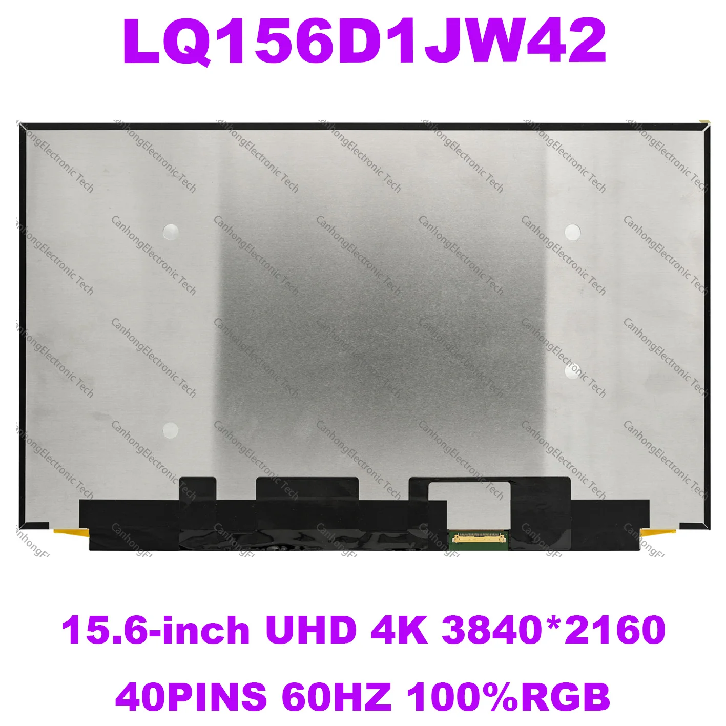 ЖК-экран 15,6 дюйма IPS для ноутбука ThinkPad P51 P52, LQ156D1JW42, подходит для B156ZAN03.2 NE156QUM-N62 UHD 4K 3840*2160, 40 контактов, 60 Гц