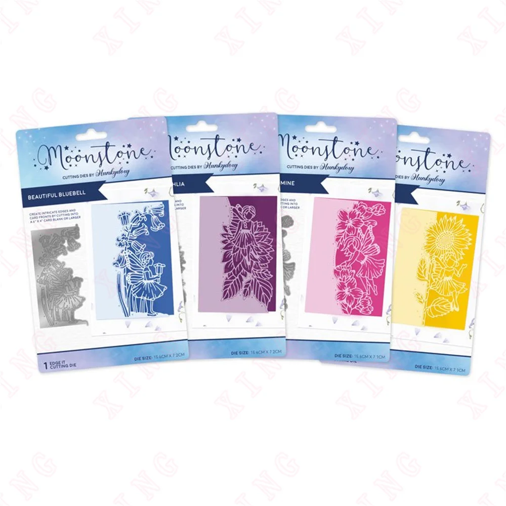 

New Metal Cutting Dies Diy Craft Sunflower Jasmine Dahlia Bluebell Cut Die 2022 Arrival Scrapbook Decoration Embossing Templates