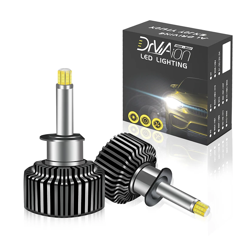 

H1 LED Canbus 360 светодиодсветодиодный лампа для автомобильных фар Диодная противотуманная лампа для автомобиля 6500K