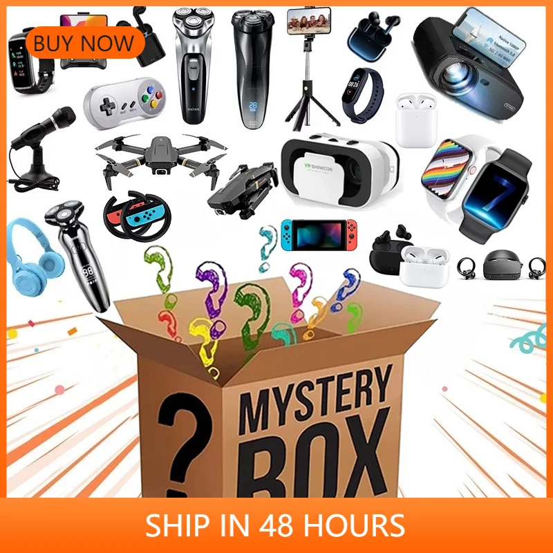 

2022new Lucky Mystery Box Blind Box 100% Surprise High-quality Electronics Christmas Gift Novelty Random Item Mystery Box