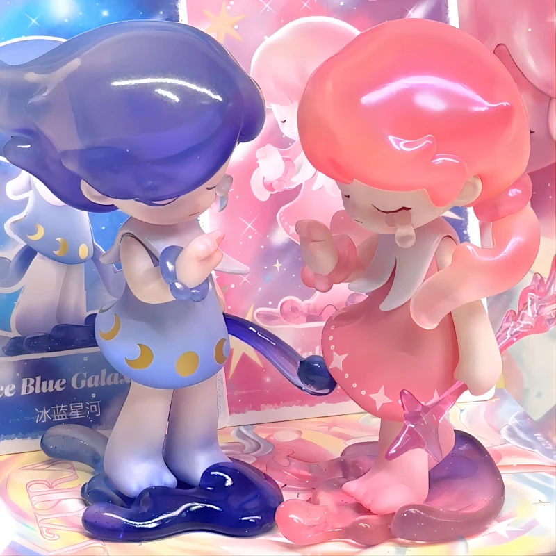 POP MART AZURA A Dream On Stars Series Blind Box Kawaii Аниме Фигурка Коллекционная Милая Кукла Модная