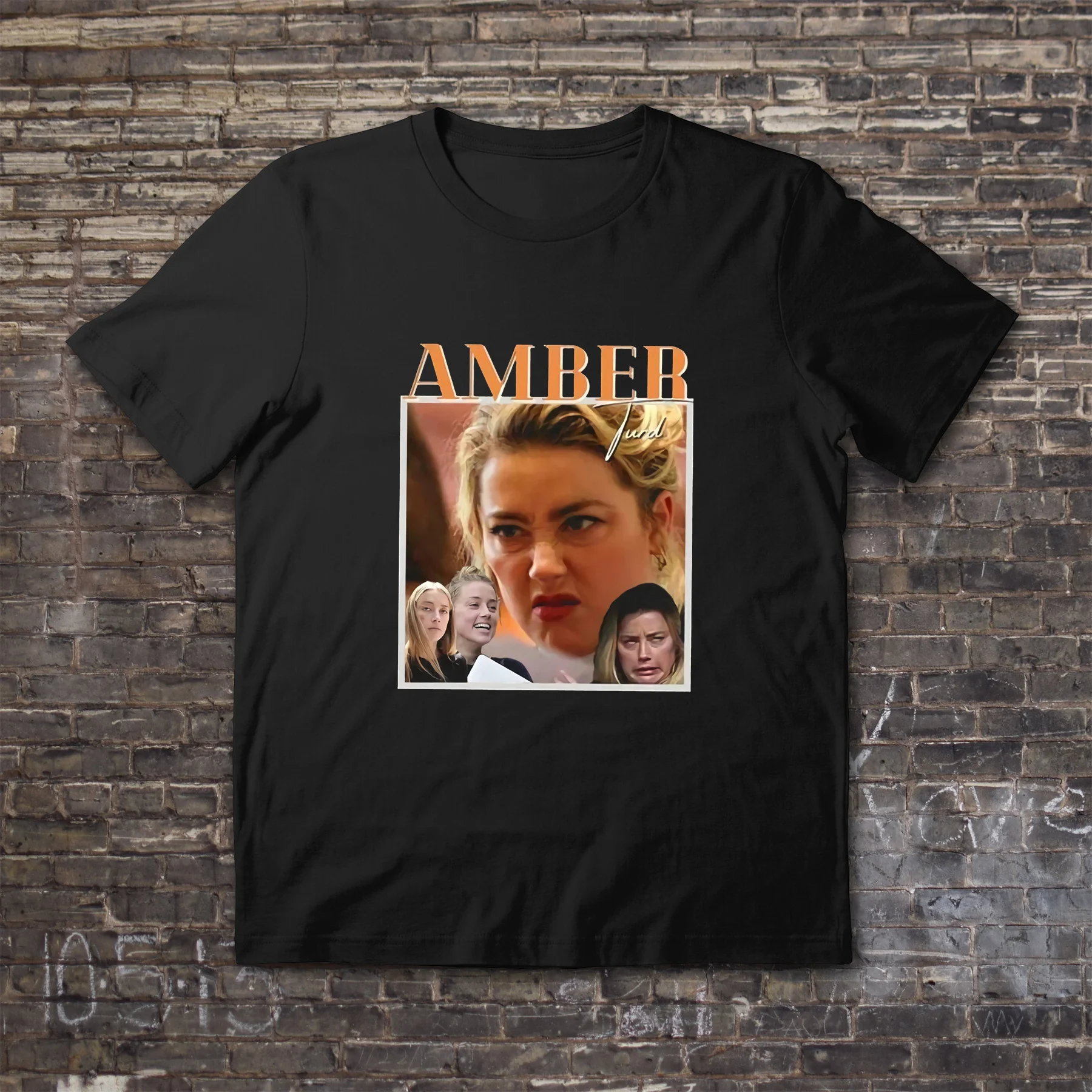 

Amazing Tee Male T Shirt Oversized Essential Amber Heard Justice for Johnny Depp T-shirt Men T-shirts Graphic Short Sleeve S-3XL