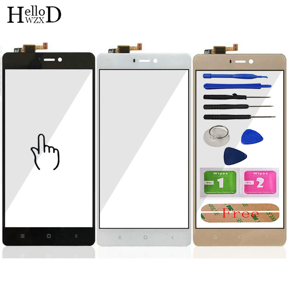 mobile touch screen touchscreen for xiaomi 4s mi4s touch screen digitizer sensor touch panel parts 5 0 phone tools free global shipping