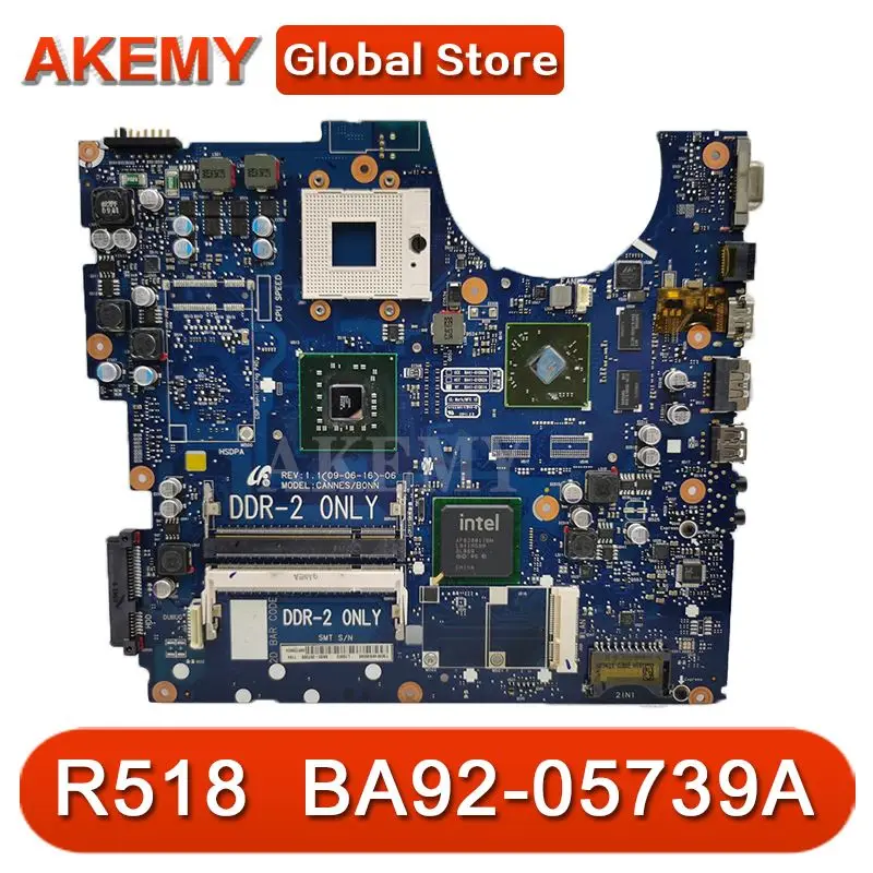 

Akemy For Samsung NP-R522 R522 R620 R520 R518 laptop motherboard BA92-05739A/B BA92-05738B/A BA41-01061A tested 100% work