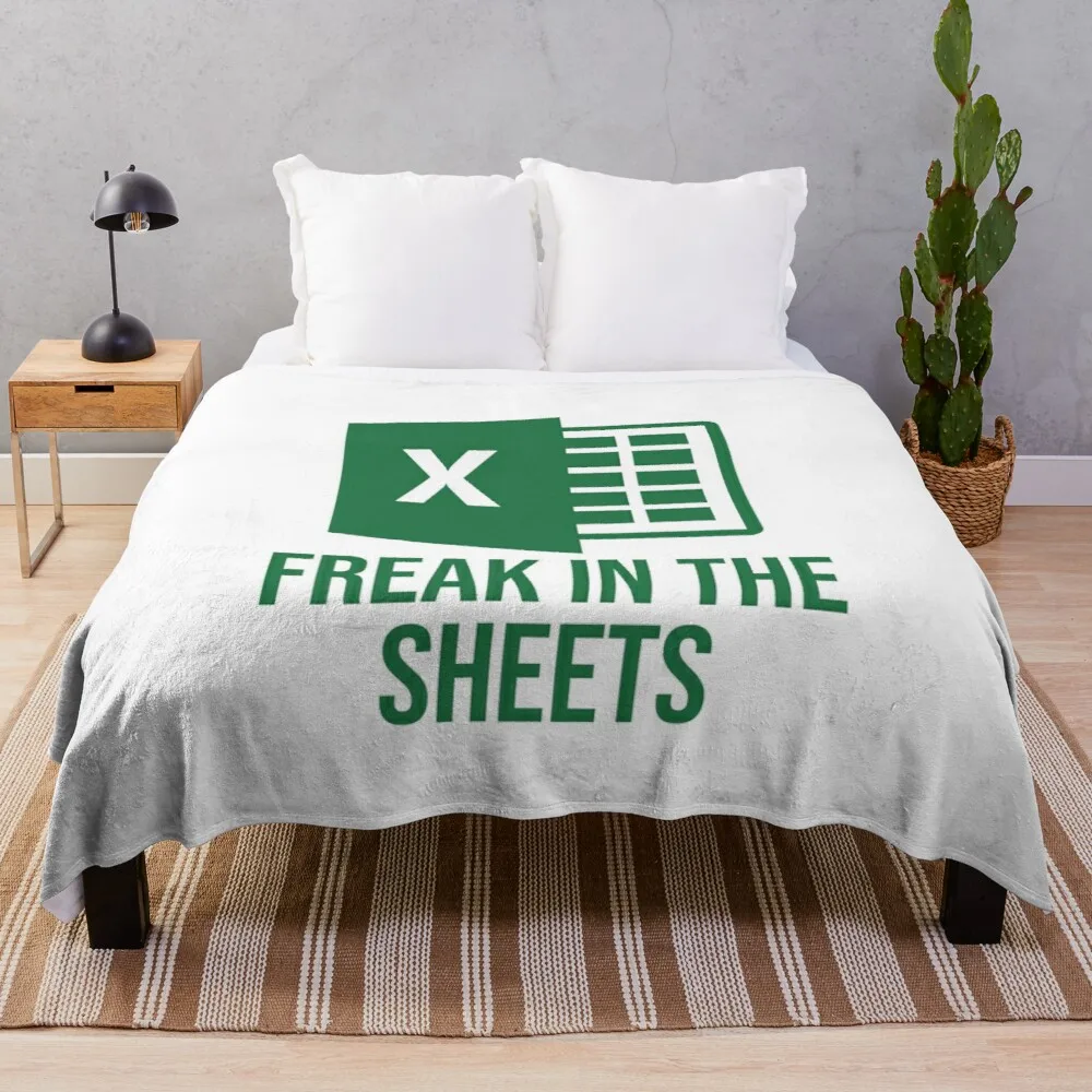 

Excel Freak in the Sheets-забавное дизайнерское одеяло для путешествий, тяжелое одеяло, одеяло для Кайда