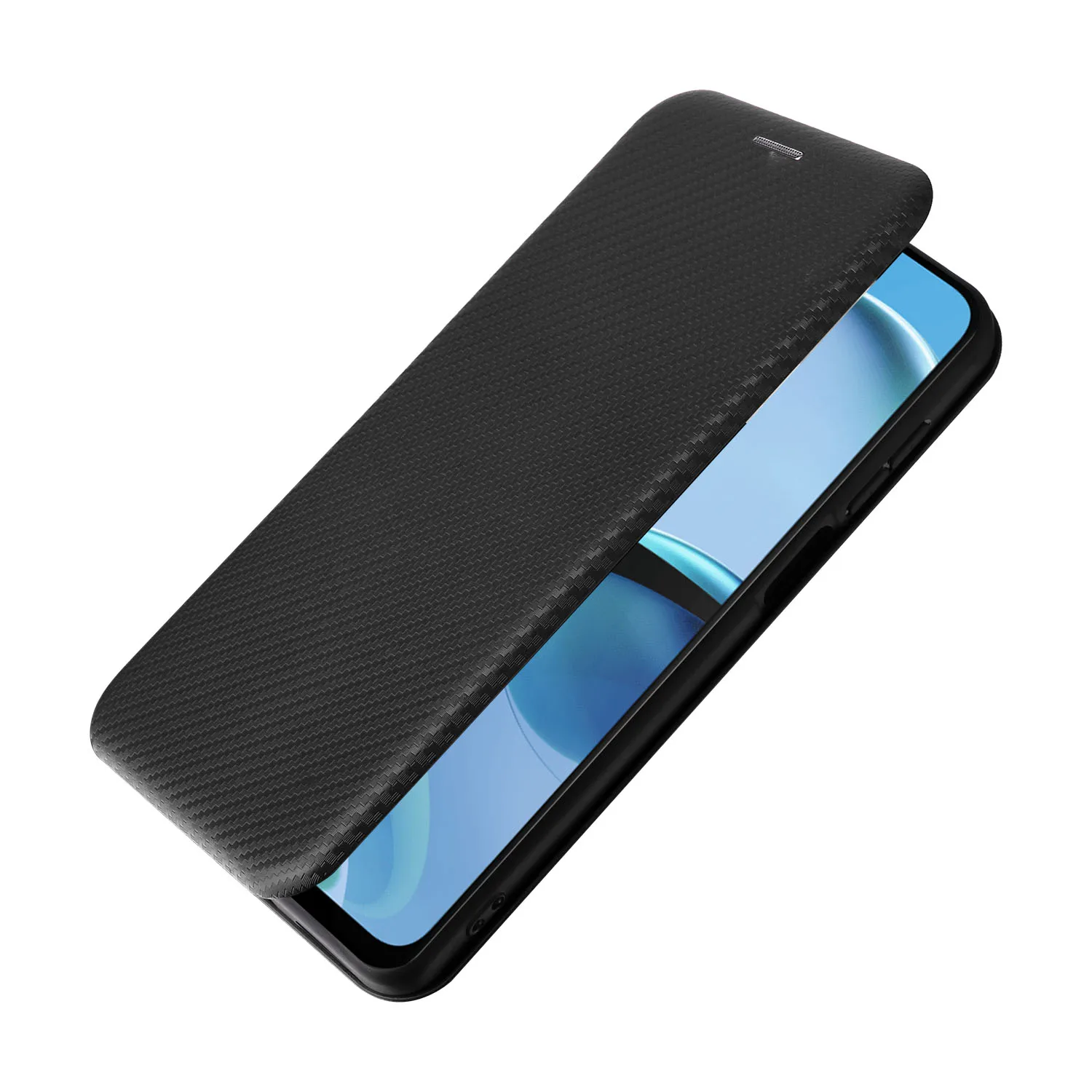 Ультратонкий чехол-книжка из углеродного волокна для Motorola Moto G14