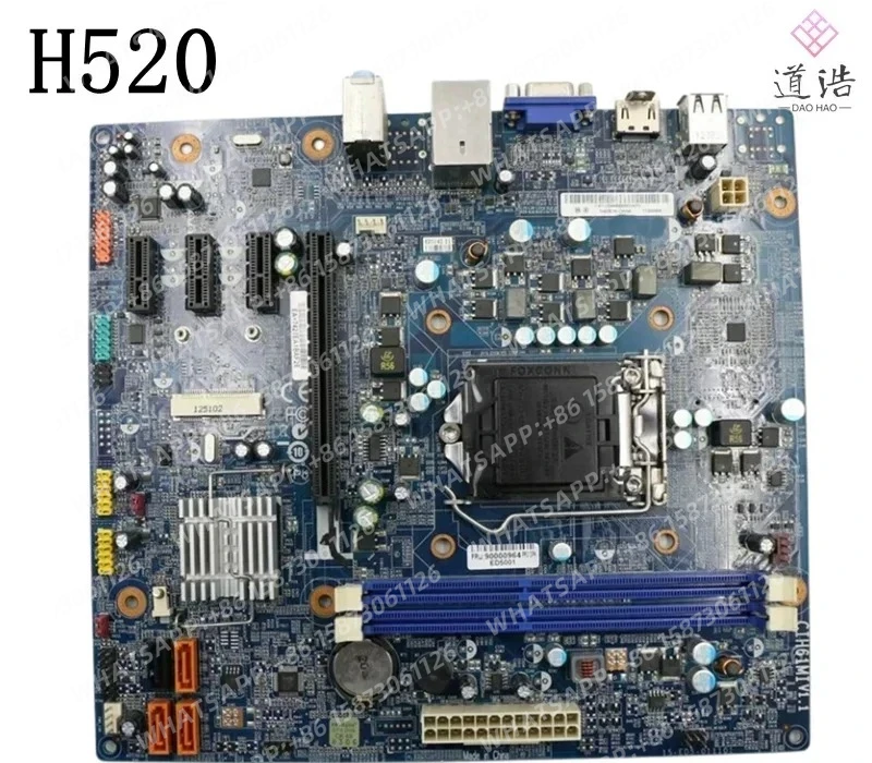 Фото Материнская плата H520 Erazer H61H2-LM3 V:1.1 15-ED5-011101 CIH61MI DDR3 №1