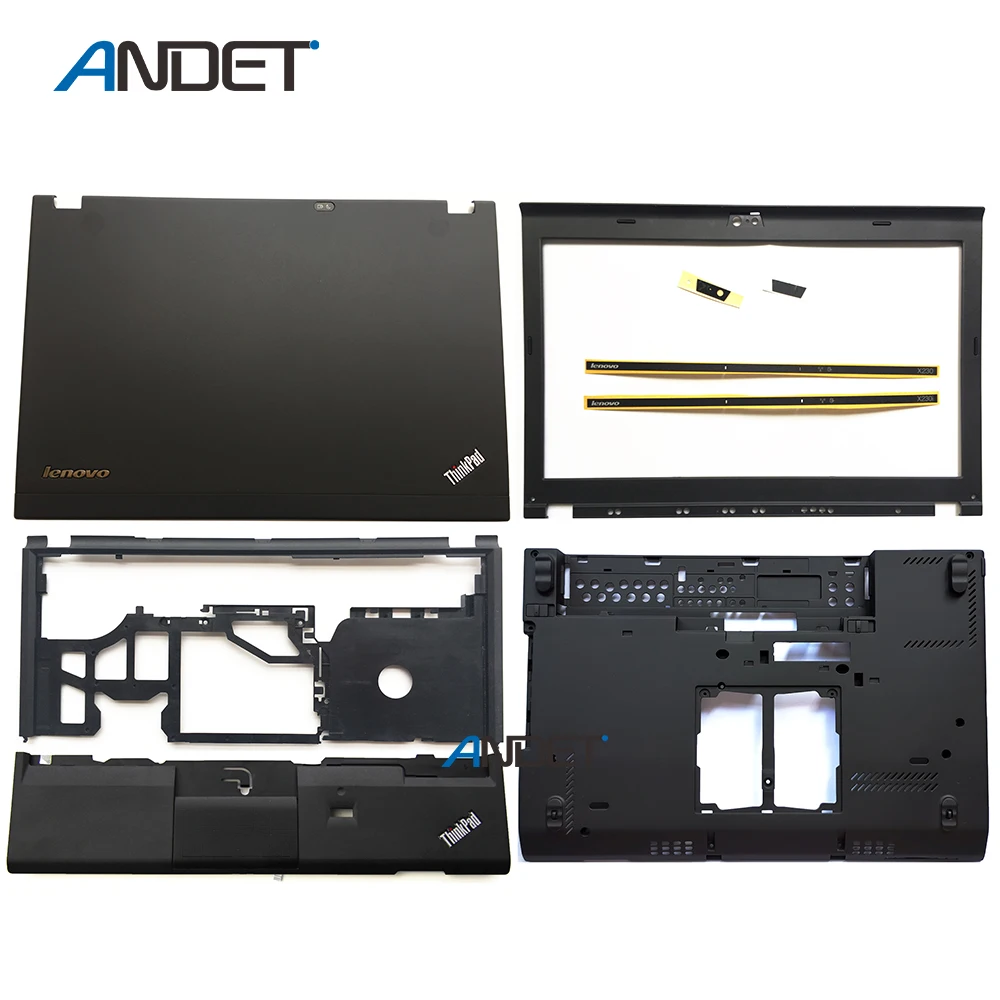 

New For Lenovo ThinkPad X230 Laptop LCD Rear Lid Back Cover Front Bezel Palmrest Upper Case Base Bottom Lower Cover U Rack Frame