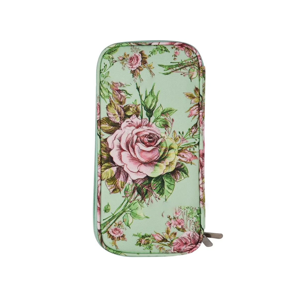 

Knitting Needls Case Without Hooks and Accessories,Zipper Storage Organizer Bag with Web Pockets For Various Knitting A