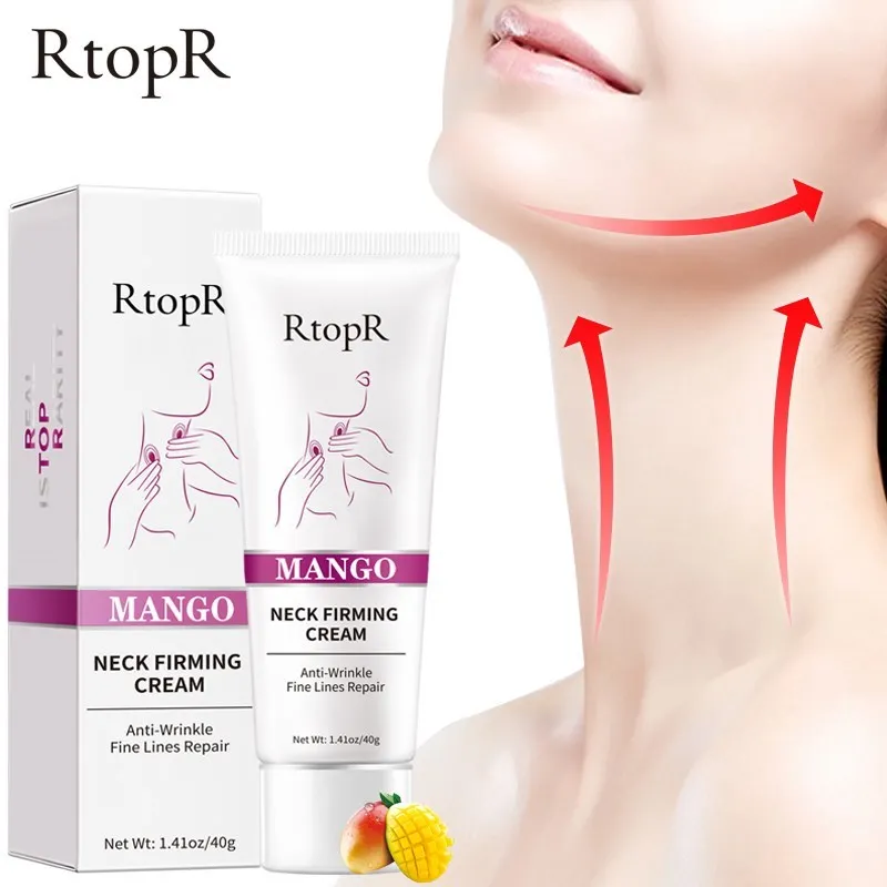 40g Rtopr Neck Firming Wrinkle Remover Cream Rejuvenation Firming Skin Whitening Hair Shape Beauty Neck Skin Care Wholesale