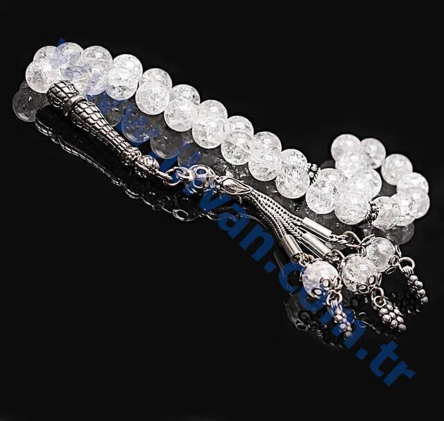 IQRAH Rock crystal Rosary (925 STERLING SILVER)