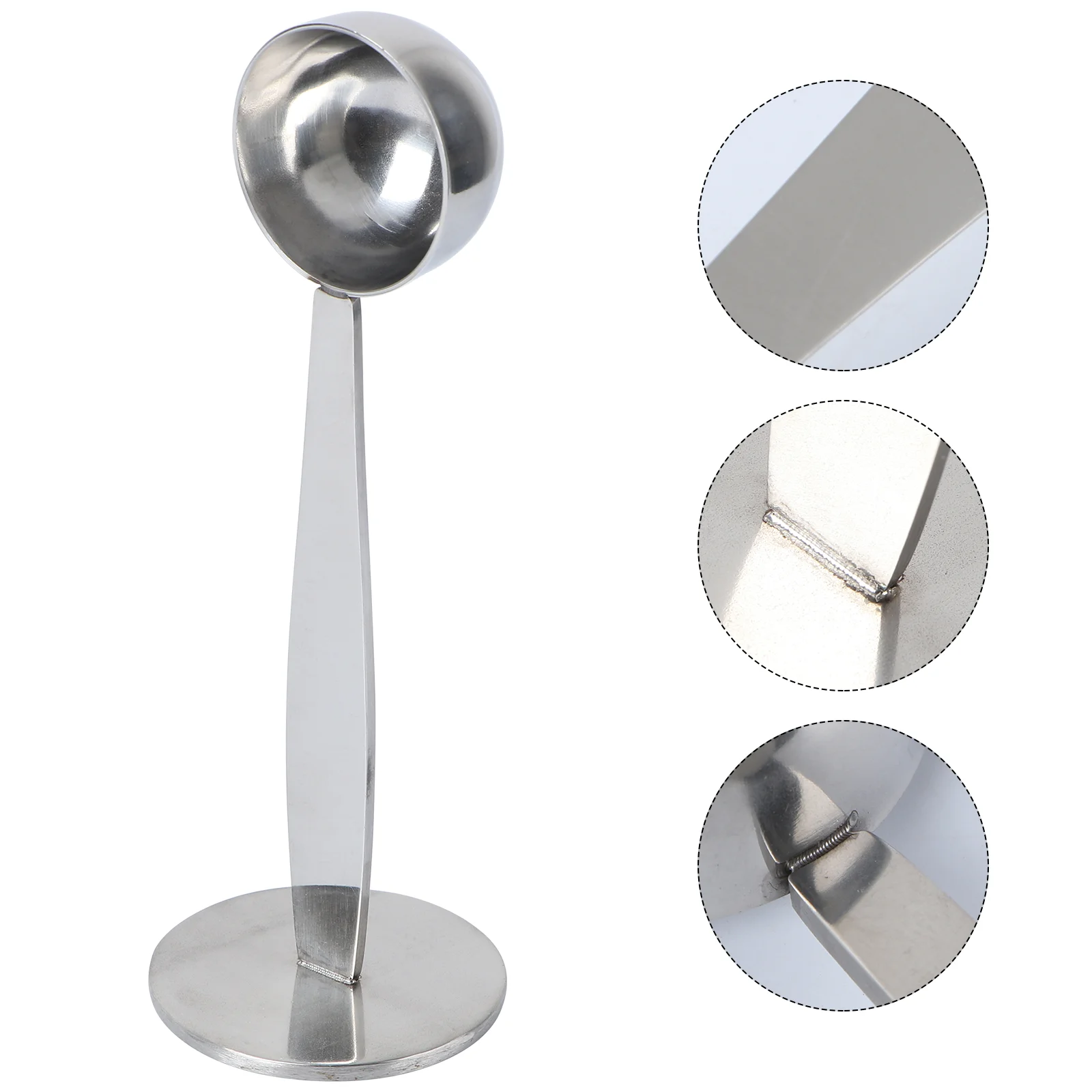 

Coffee Spoon Tamper Scoop Dual Metal Measuringtamping Espresso Grind Tablespoonstainless Tea Hammer Ground Steel Measure Flat