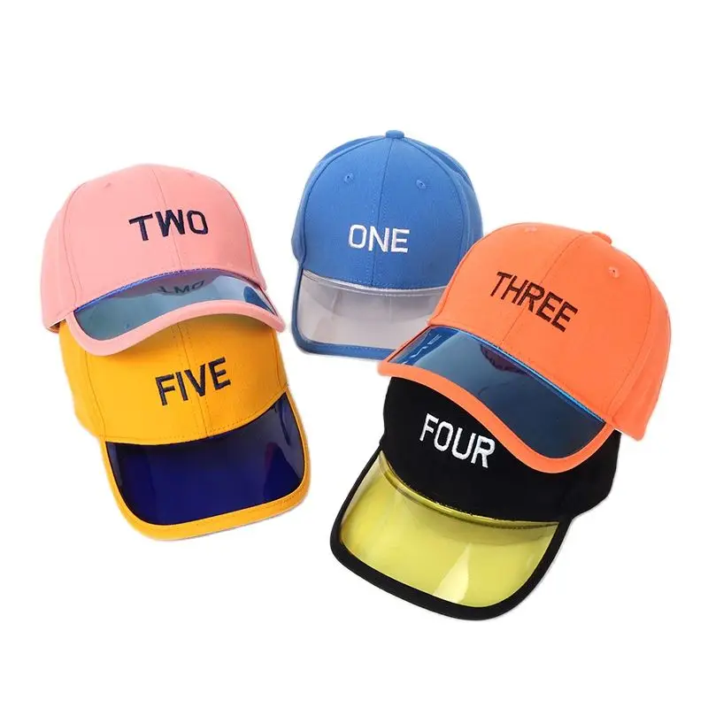 

Doitbest 2022 детская бейсбольная кепка Весна хип-хоп с прозрачными краями летние солнцезащитные Детские шляпы для мальчиков и девочек Кепка s бе...