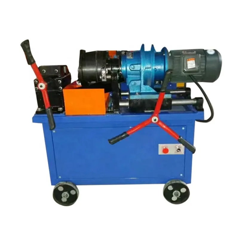 

Высокоскоростной автоматический прямой 4-дюймовый стальной резьбонарезной станок для труб, арматурный резьбонарезной станок, арматурная строительная техника