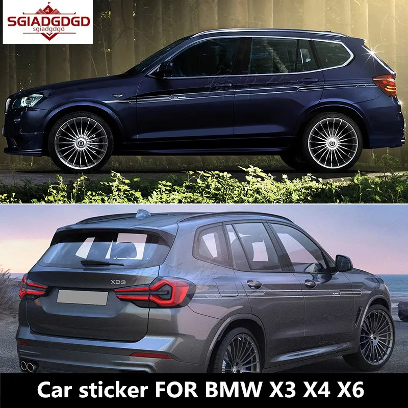 

Новая наклейка на автомобиль на заказ для BMW alpina X3, X4, X6, X5, специальная наклейка на спортивный автомобиль, пленка для украшения кузова, внешнего вида