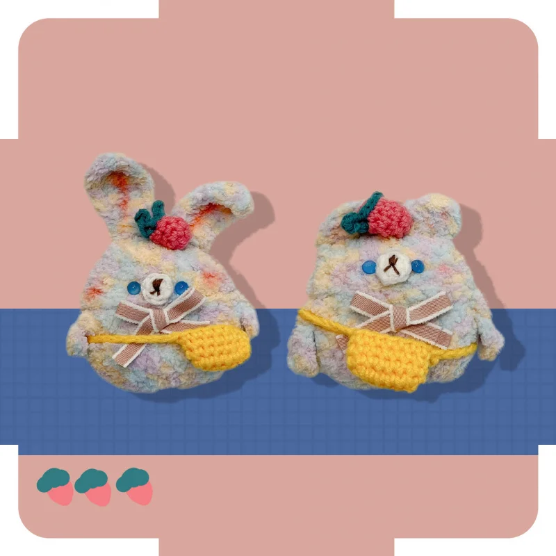 Мультяшная плюшевая вязаная мягкая шумоподавляющая 3ProBluetooth-гарнитура защитная