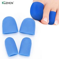 2pcs silicone gel cover cap pain relief preventing blisters corns nail tools foot care toe separators finger toe protector