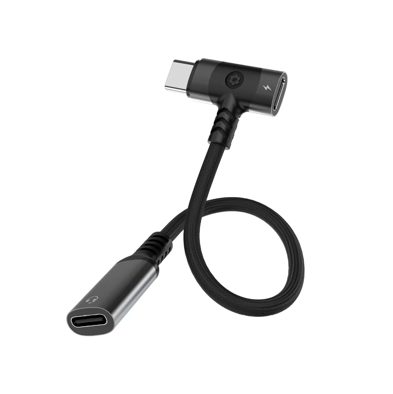 Фото Многофункциональный USB-C аудио-разветвитель 2-в-1: двойной конвертер Type-C для iPhone, планшетов, игр, голосового чата, быстрой зарядки и длительного воспроизведения звука №1