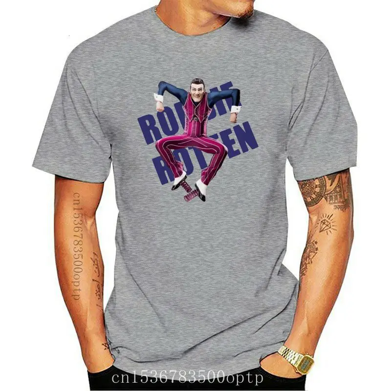 

Camiseta moderna para hombre, prenda de vestir, con estampado de Arnold Rotten, Lazytown, alusivo al reconocimiento de la talla