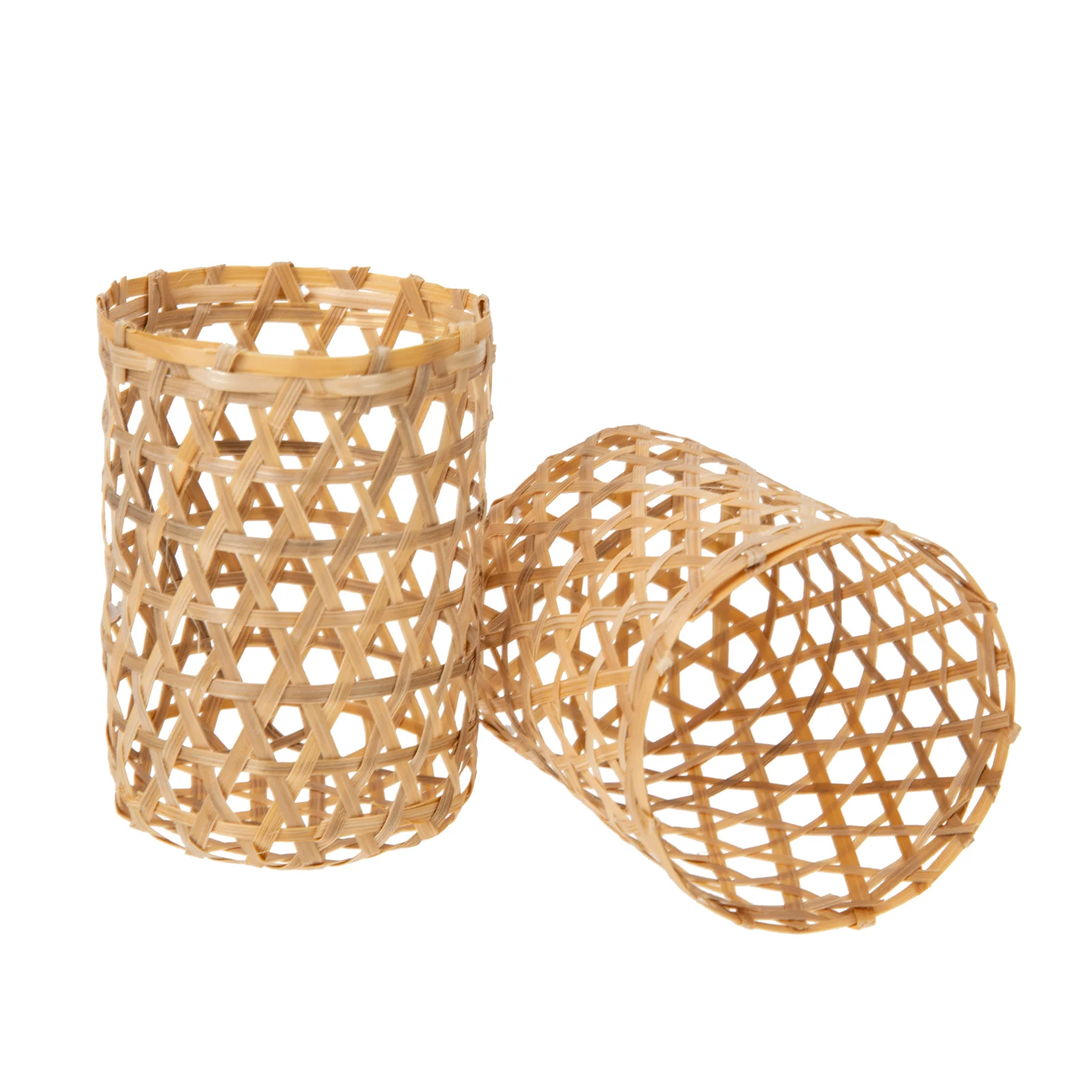 

Cup Sleeve Rattan Woven Cover Sleeves Vase Holder Bottlebeer Flower Coffeewraps Hot Can Makeup Brush Insulatordrink Holders
