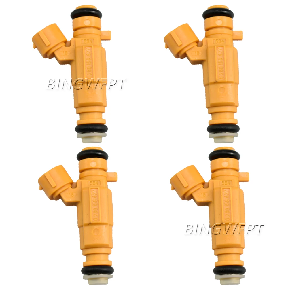 

4PCS 0280156427 9684827280 1984H6 fuel injectors for PEUGEOT&CITROËN 206+ / 207 / C3 1.1 1.4