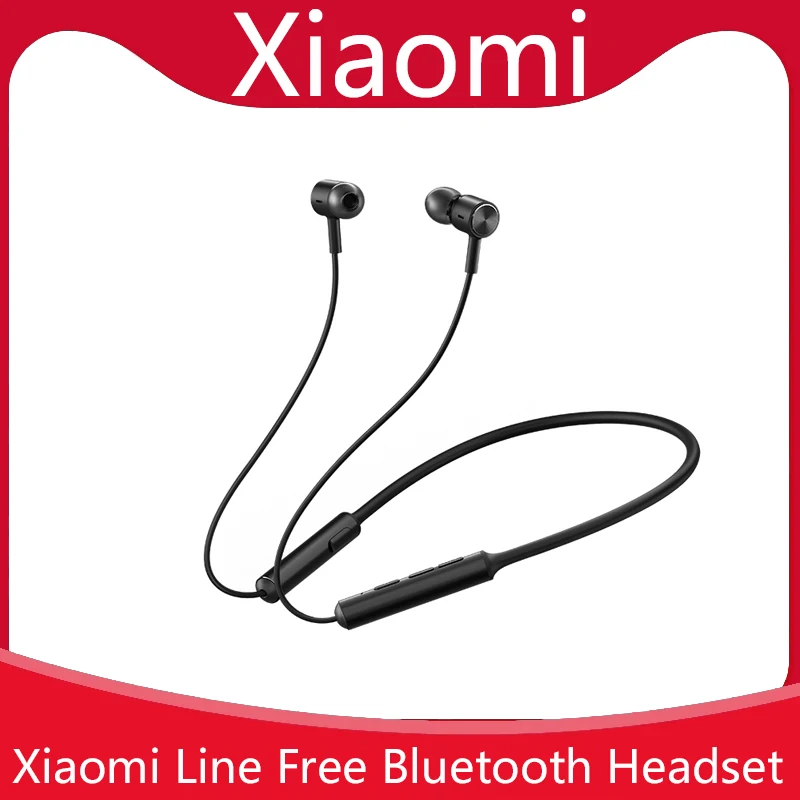 

Xiaomi mi Bluetooth Earphone Line Free aptX Adaptive Sports Neckband Magnetic Wireless Earbuds DSP+cVc IPX5 Waterproof Headphone