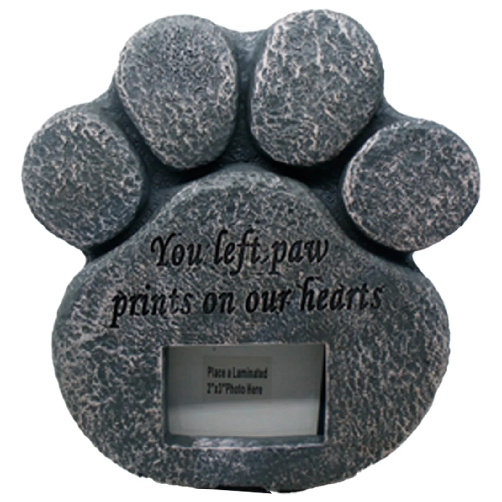 

Pet Memorial Stone Pawprint Dog Memorial Gifts Pet Garden Stone For Indoor Outdoor Decoration