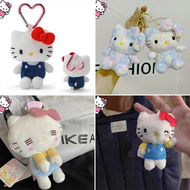 

Новый Брелок Hello Kitty, милый Sanrio, аниме, мультяшный, Коричный курол, сумка, брелок, милая девочка, плюшевая игрушка, рождественский подарок