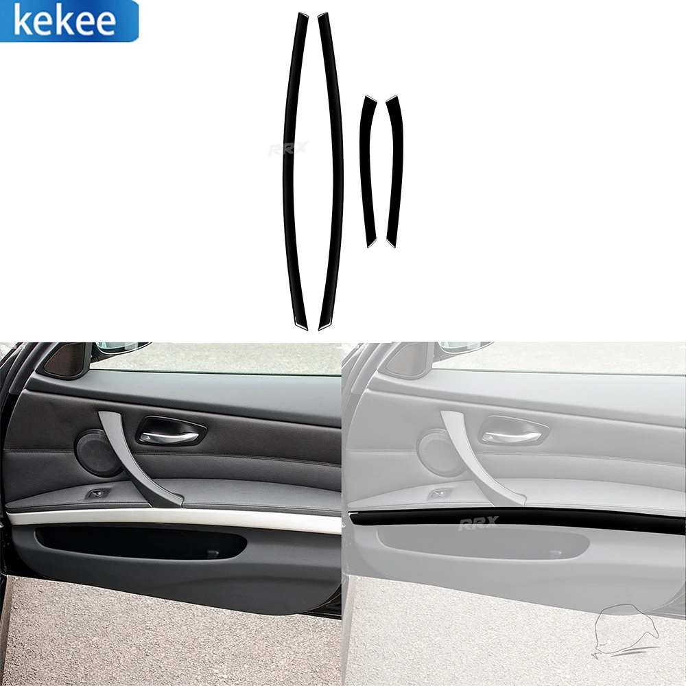 

4 шт., полоски для дверных подлокотников BMW 3 серии E90 2006-2008