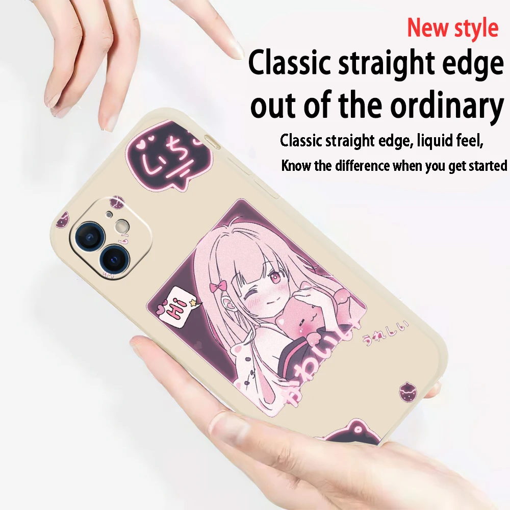 

Lovely Girl Cute Phone Case for APPLE iPhone 13/12/11ProMax/Mini/XR/XS/7/8/Plus/6S/6/SE/2020 Phone Case Silicone